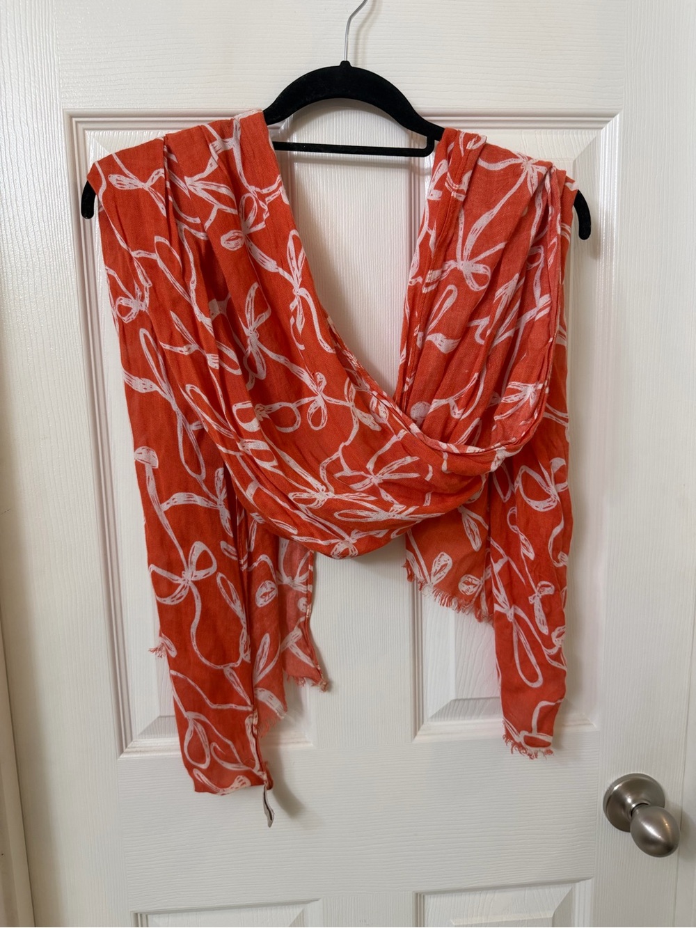 Banana Republic Orange/Pink Scarf for Women